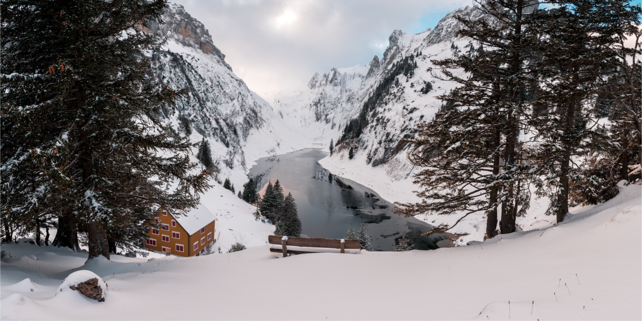 Pano Fählensee Winter