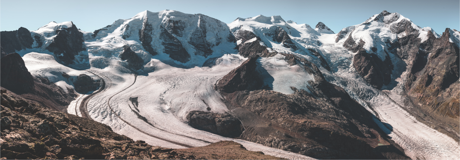 Panorama Diavolezza Gletscher